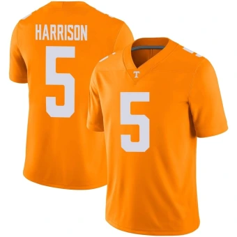 Men's Tennessee Volunteers Christian Harrison Football Jersey - Game Orange