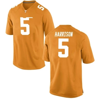 Men's Tennessee Volunteers Christian Harrison Jersey - Game Orange