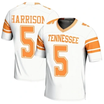 Men's Tennessee Volunteers Christian Harrison Replica 2nd Football Jersey - Game White