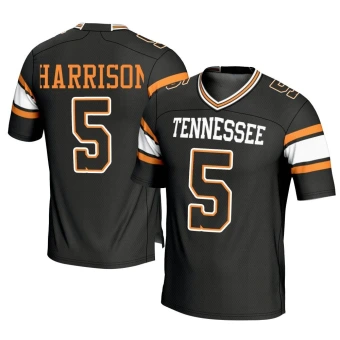 Men's Tennessee Volunteers Christian Harrison Replica Football Jersey - Game Black