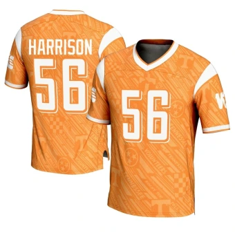 Men's Tennessee Volunteers Christian Harrison Replica Highlight Print Football Jersey - Game Orange