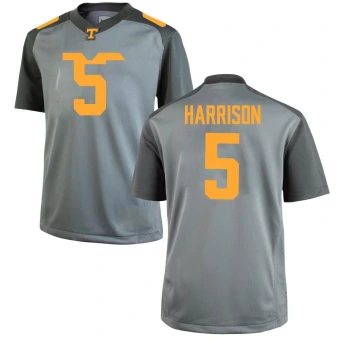 Youth Tennessee Volunteers Christian Harrison Jersey - Game Gray