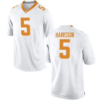 Youth Tennessee Volunteers Christian Harrison Jersey - Game White